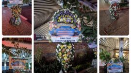 Ucapan Kapolres Magetan Berupa Bibit Buah - Buahan. ( Ist/Magetan). 