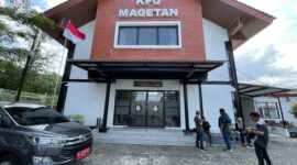 Kantor KPU Magetan. 