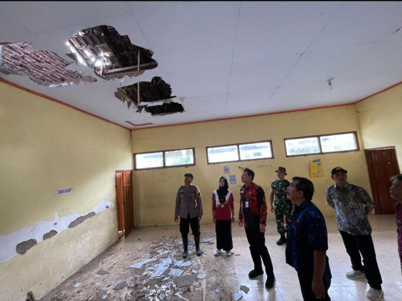 Kondisi Kerusakkan Ruang Kelas Salah Satu SDN. (Joko Nugroho/Magetan)