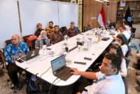 Bupati Pacitan saat audensi di Men Ekraf.