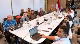 Bupati Pacitan saat audensi di Men Ekraf.