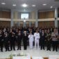 Ketua DPRD Magetan Suratno bersama Bupati Magetan dan Gubernur Jawa Timur serta Forkopimda dan Anggota DPRD Magetan termasuk Kepala OPD. 