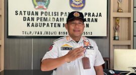 Kabid Gakda Satpol PP dan Damkar Magetan Gunendar.