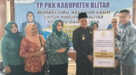 Wabub Blitar Beky Herdiansyah Buka Lomba Masak Sehat. 
