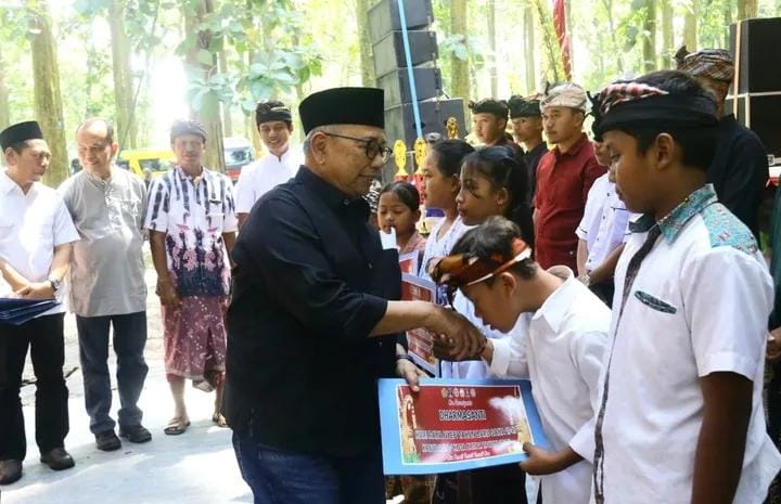 Bupati Blitar Rijanto Hadiri Puncak Dharma Santi Tahun 2025  