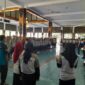 Wakil Bupati Pacitan, Gagarin Sumrambah melepas kontingen Pacitan ke Malang Raya.