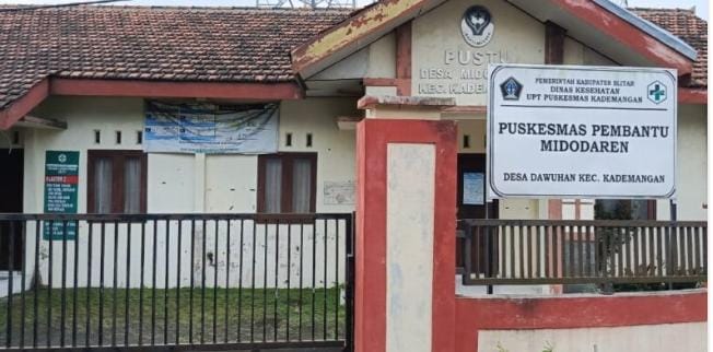 Pustu Midodaren Desa Dawuhan Kecamatan Kademangan 