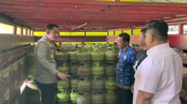Disperindag Dan Polres Magetan Sidak Agen LPG.