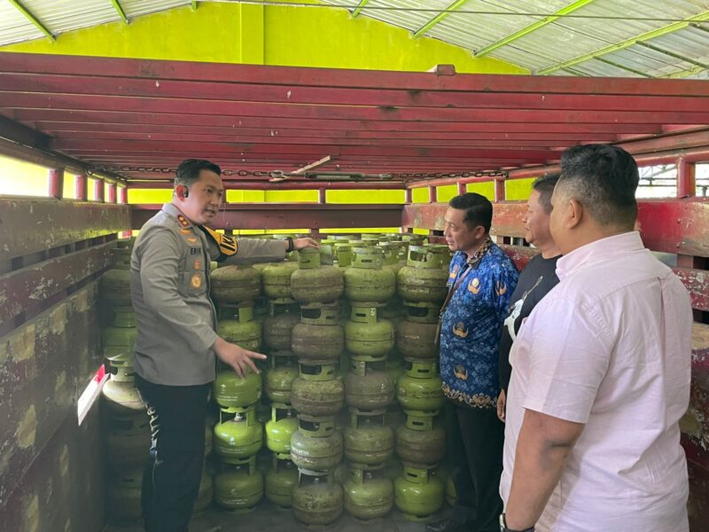 Disperindag Dan Polres Magetan Sidak Agen LPG.