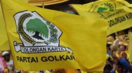 Bendera Partai Golkar.