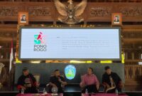 Bupati Ponorogo, Sugi Sancoko, Bersama Jajaran Pemkab Ponorogo Melaunching Logo Di Pendopo Agung.