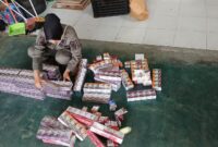 Tim Gakkum Pacitan Sita Ribuan Rokok Tanpa Cukai Resmi. 
