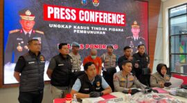 Tersangka Hartono Di Mapolres Ponorogo.