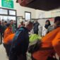 Jenasah  Korban Ketika Di Puskesmas Jenawi, Karanganyar, Jateng.