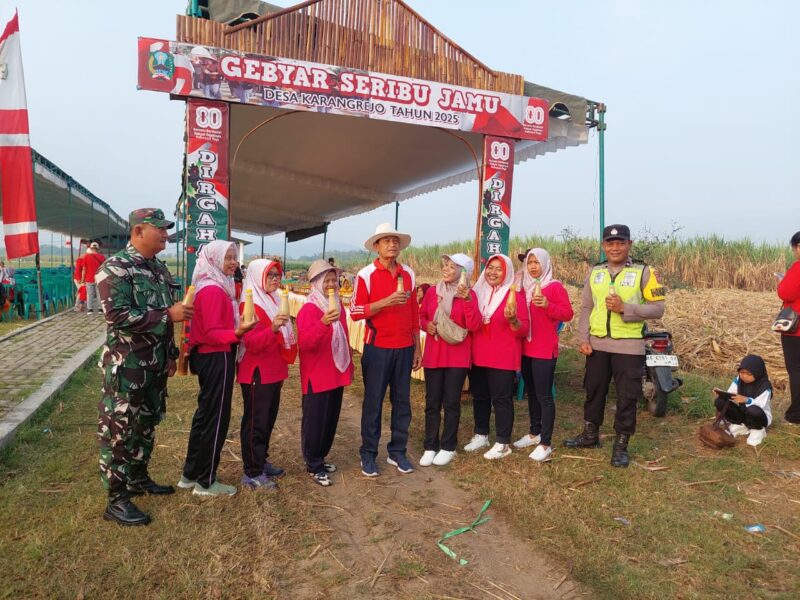 Gebyar Seribu Jamu Desa Karangrejo Kawedanan.  