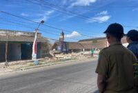 Perobohan Belasan Warung Di Pasar Janti Ponorogo. 