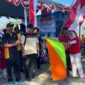 
Camat Bendo Hermin Supraptiwi Berangkatkan Jalan Santai. 