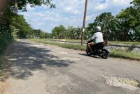 Kondisi Jalan Rusak di Kabupaten Magetan 