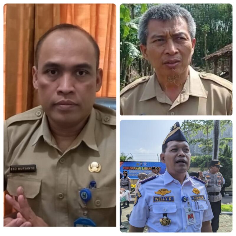 Kandidat Sekda Magetan, Eko Muryanto, Parminto Budi Utomo dan Welly Kristanto. 
