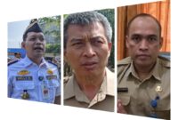 Ketiga Calon Sekda Magetan Eko Muryanto, Parminto Budi Utomo dan Welly Kristanto.