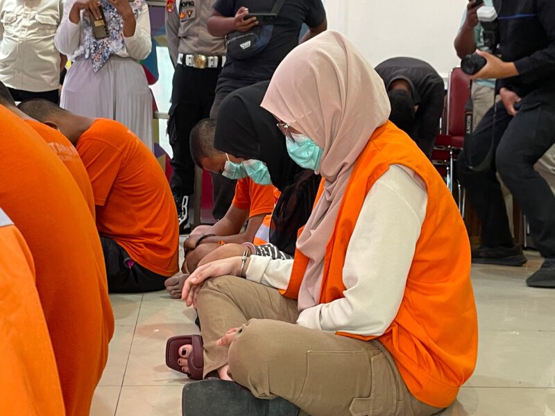 Perempuan Terduga Pengedar Narkoba.  