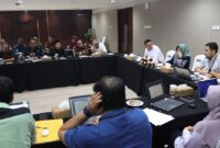 Bupati Magetan Nanik Sumantri bersama Pimpinan DPRD dan sejumlah Kepala OPD digedung KPK. ( Dok.KPK)