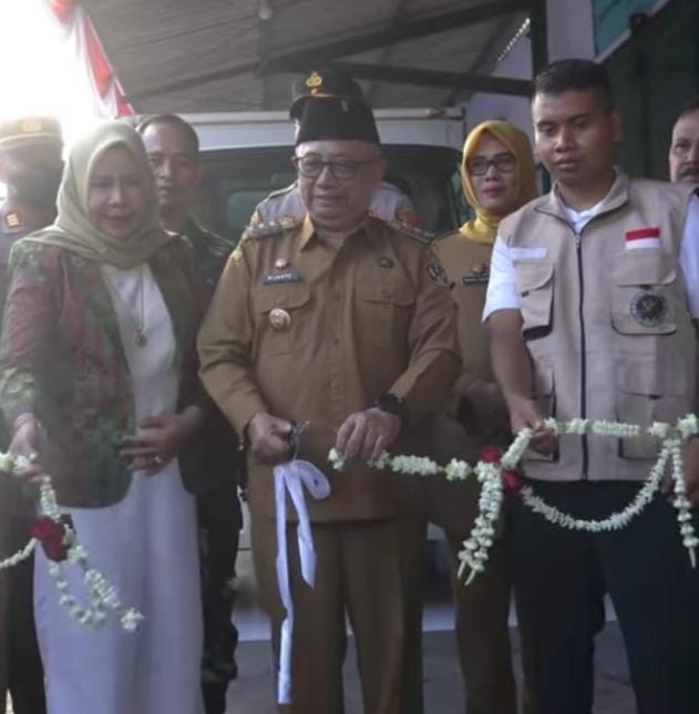 Bupati Blitar hadiri pembukaan program MBG di SPPG Sukosewu.