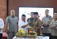 Bupati Blitar saat hadiri acara tasyakuran PMI