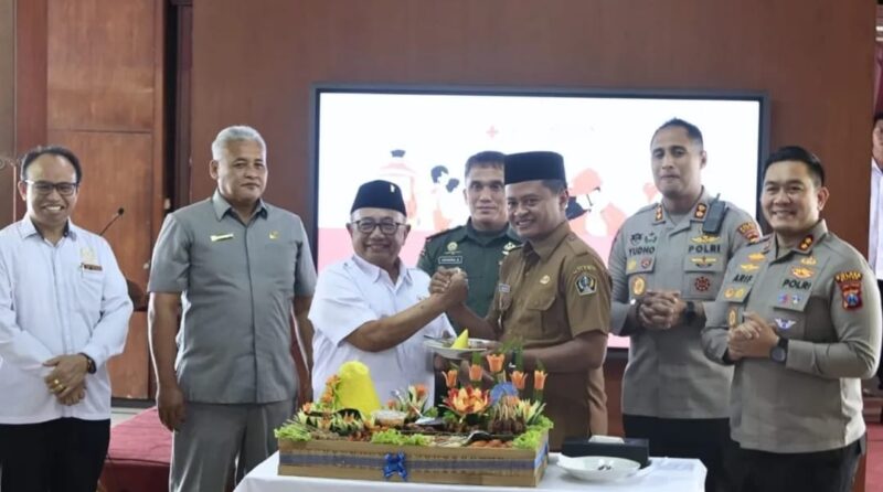 Bupati Blitar saat hadiri acara tasyakuran PMI