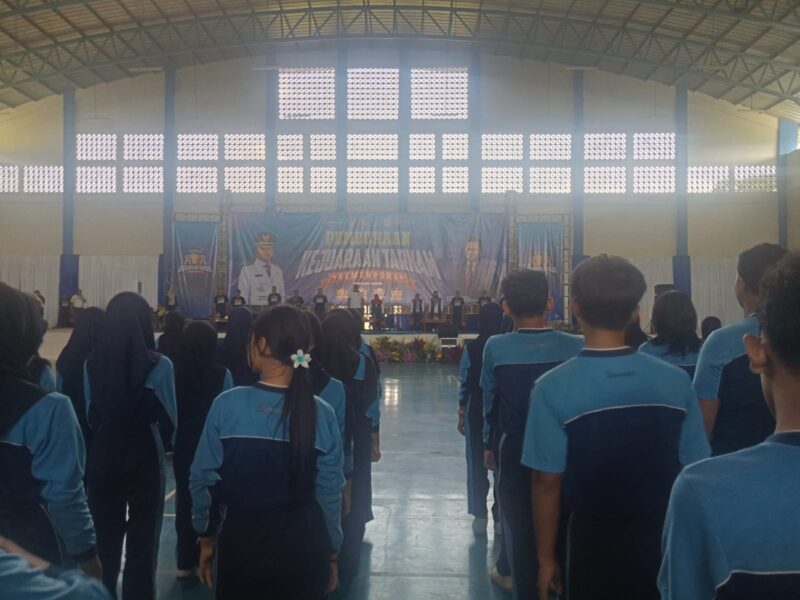 Pembukaan kejuaraan Tarkam Kemenpora 2025 di Gor Pacitan