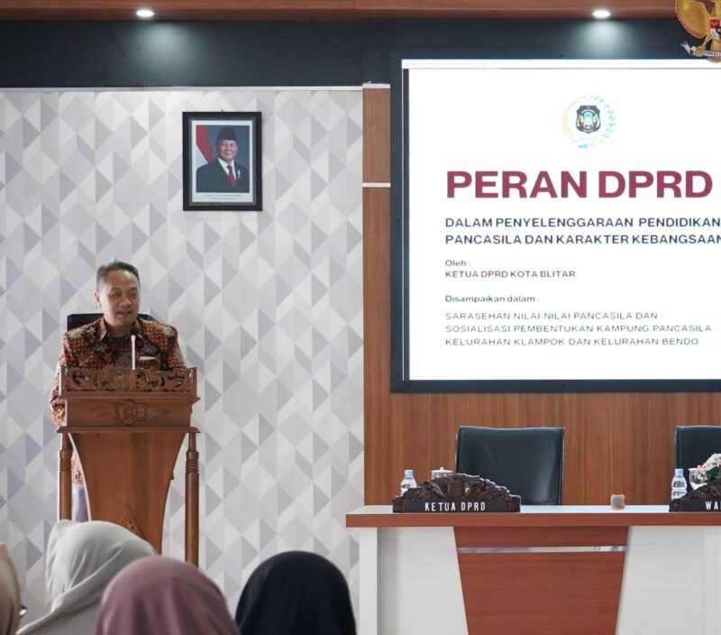 Ketua DPRD Kota Blitar dr. Syahrul Alim.