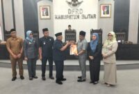 Paripurna DPRD Blitar Penjelasan Bupati Atas Nota Keuangan.