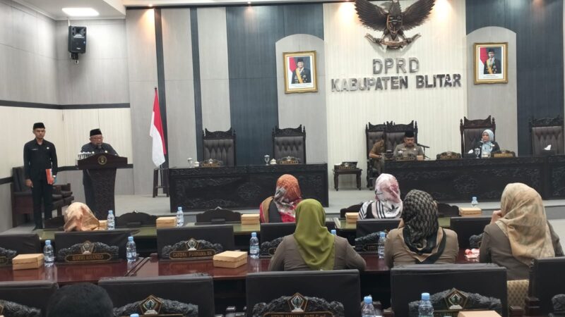 Paripurna jawaban Bupati atas PU Fraksi