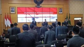 DPRD Kota Blitar Paripurna Bahas PU Fraksi Atas Raperda APBD 2026