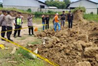 TKP Korban Suyono Tertimbun Tanah.  