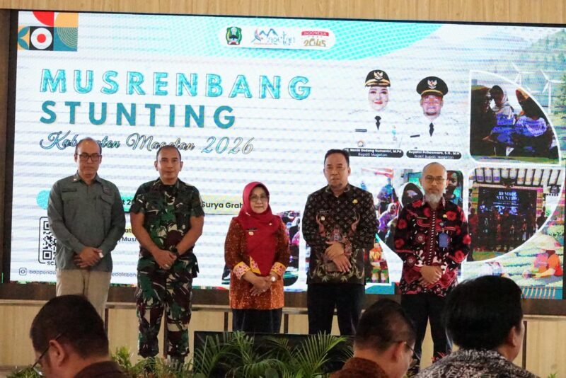 Bupati Magetan Nanik Sumantri bersama Kepala OPD dan Forkopimnda. 