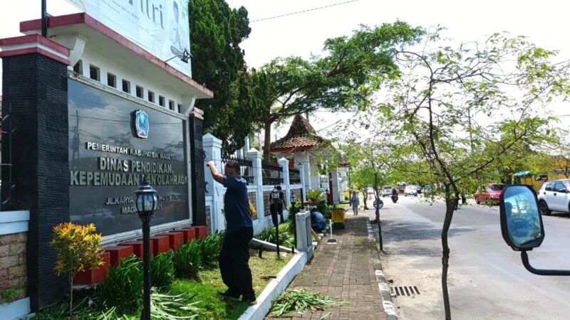 Kantor Dinas Dikpora Kabupaten Magetan. 