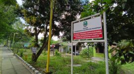 Puluhan Pedagang Di Kawasan Selatan Stadion Yosonegoro Magetan.