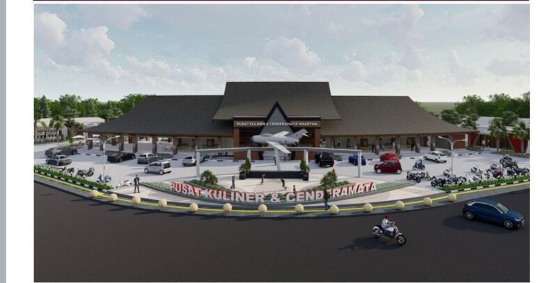 Pusat Jajanan dan Cindermata Magetan di Maospati.