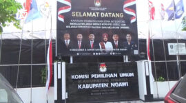 KPU Kabupaten Ngawi. (JTV Bojonegoro).