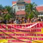 Protes Warga Tolak Tambang Galian C