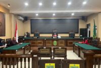 Sidang Perkara Tabungan Lebaran Desa Soco di PN Magetan.