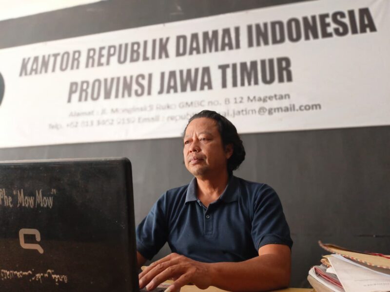 Ketua Republik Damai Jawa Timur, Norman Susanto.