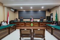 Sidang Gugatan Tabungan Lebaran Desa Soco di PN Magetan. 
     
