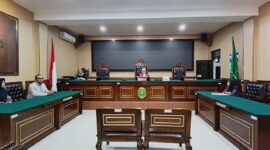 Sidang Gugatan Tabungan Lebaran Desa Soco di PN Magetan. 
     
