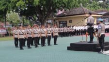 Sertijab Kasat dan Kapolsek Di Mapolres Magetan.