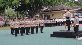 Sertijab Kasat dan Kapolsek Di Mapolres Magetan.