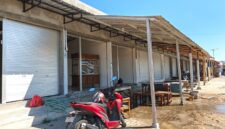 Caption : Lokasi Relokasi Pedagang Eks Pasar Burung Stadion Yosonegoro Di  Kawasan Pasar Sayur Magetan. 