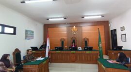 Sidang Gugatan Wanprestasi Tergugat Sriasih di PN Magetan. 