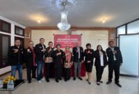 Bupati Magetan Nanik Endang Rusminiarti bersama Pengurus BPW Peradin Jawa Timur dan BPC Peradin Magetan.  